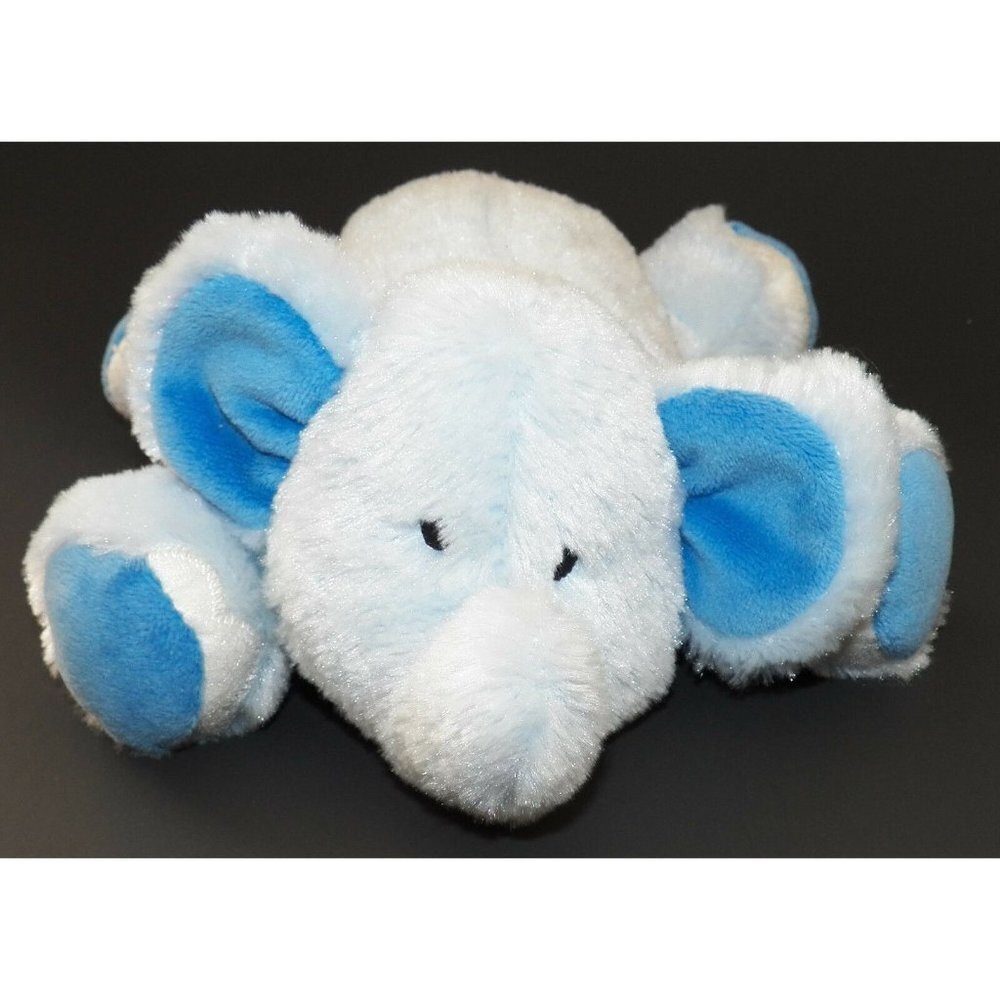 Prestige Baby Blue Elephant Lovey 10" Plush Stuffed Animal Toy SOFT!